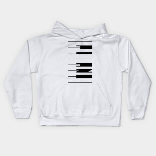 Piano Sketch, Keys, Keyplayer, Keyboard Kids Hoodie